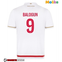 Moške Nogometnih dresov AS Monaco Folarin Balogun #9 Domači 2025-26 Kratki rokavi